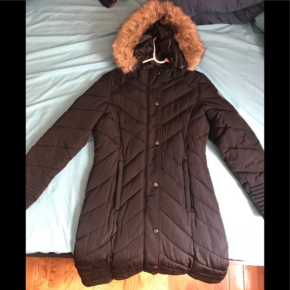 Madden Girl Long Black Coat